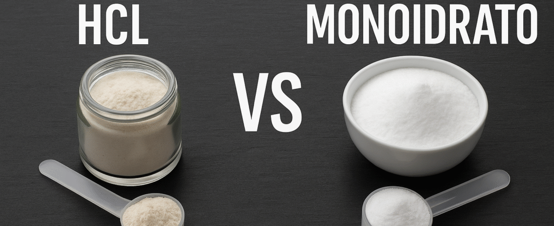 Creatina HCL vs Creatina Monoidrato: differenze e quale scegliere