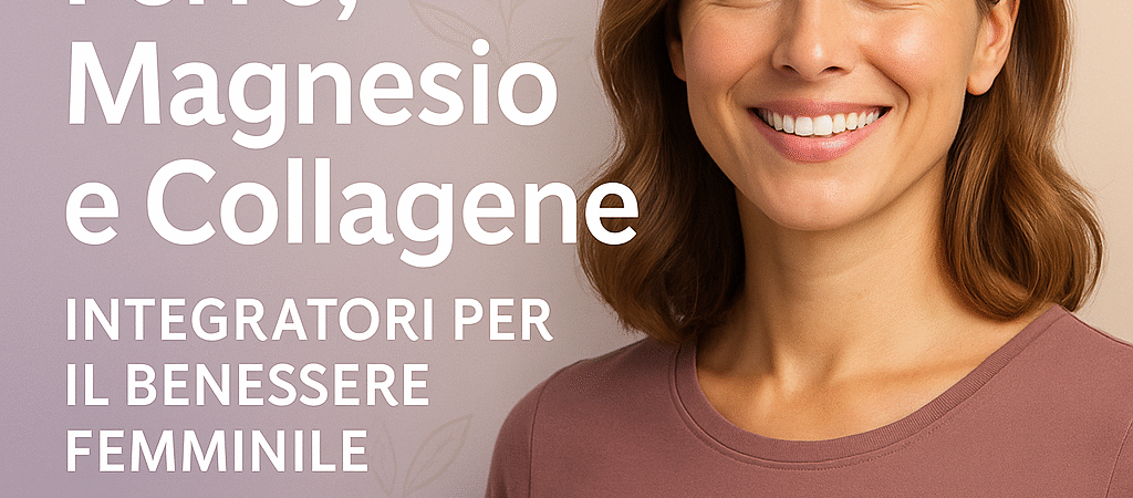 Ferro, magnesio e collagene: integratori chiave per le donne